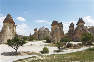 Tufa formations in the Pasabagi Valley or Monks Valley