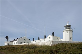 Lighthouse and foghorn of Lizard Point