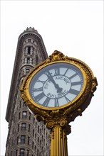 Flatiron Building with clock