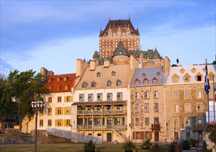 Chateau Frontenac and Lower Town