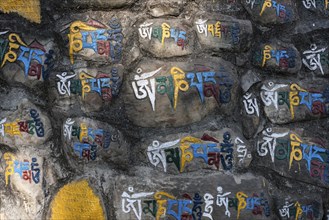Nepalese characters on the climb to the Swayambhunath Stupa