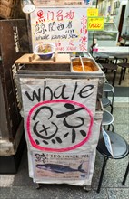 Whale meat stall