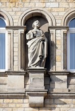 Saint statue at the seminary