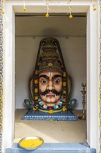 Sri Aravan statue at Sri Mariamman or Mother Goddess Temple