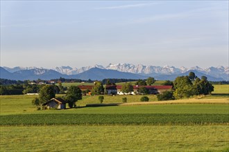 View of Munsing on the Alps