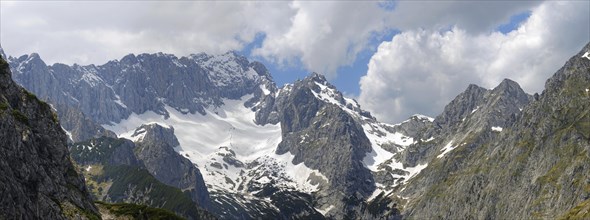 Summit of the Zugspitze with Hollentalferner