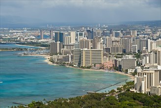 Coastline of Honolulu