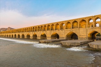 Si-o-se Pol Bridge or Allah-Verdi Khan Bridge over Zayande-Rud river