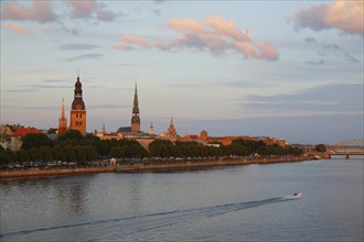 Historic centre with the banks of the Daugava River