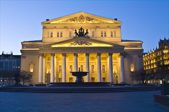Bolshoi Theatre at dusk