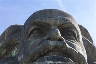 Detail of the Karl Marx Monument