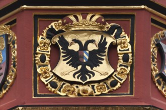 Coat of arms of Emperor Maximilian at the Historisches Kaufhaus