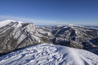 View of the Appenines from Mount Motette