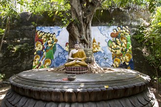 Buddha statue at the Buddhist monastery Brahma Vihara Ashrama