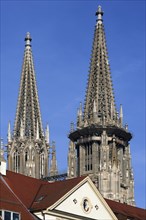 Towers of the Regensburg Cathedral