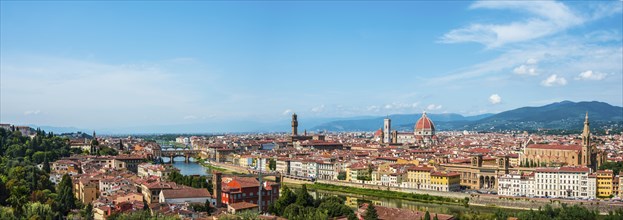 City panorama with Florence Cathedral