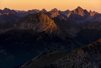 Sunrise with Allgau Alps