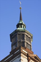 Tower with insulators of former telegraph poles