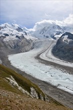 Gorner Glacier in the Monte Rosa area