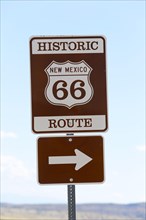 Turnoff to the Historic Route 66