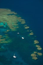 Aerial view of the Great Barrier Reef