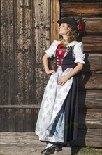 Young woman in traditional costume