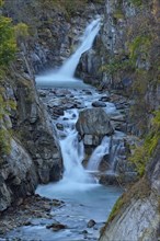 Waterfalls of the Grand Eyvia in autumn
