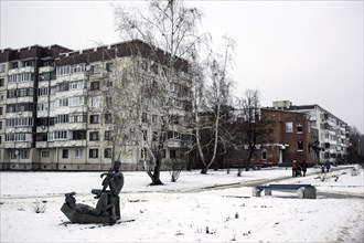 Flats built for the survivors of the Chernobyl disaster
