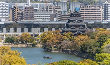 View of Japanese castle Hiroshima