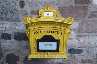 Post mailbox at Wernigerode Castle