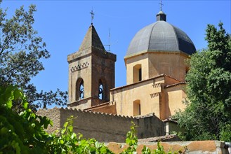 Bell tower and dome of the church
