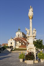 Mount Calvary Church or Haydn Church and Marian column