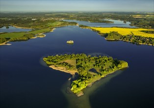 Krakower Seenlandschaft with Liepse Island