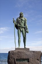 Statue of Guanche king Mencey Pelinor