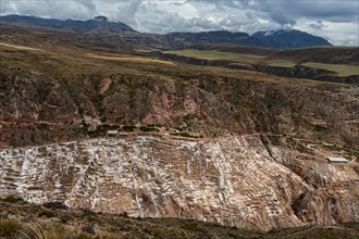 Saltworks in the Sacred Valley of the Incas on the Urubamba