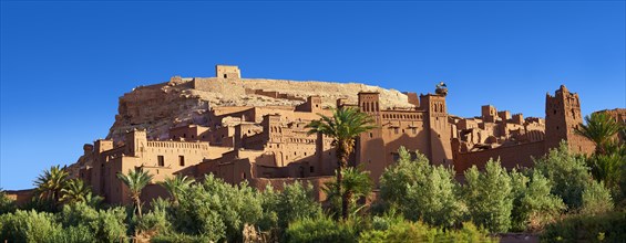 Mud buildings of the fortified Berber Ksar of Ait Benhaddou