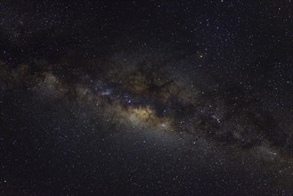 Milky Way on the African night sky