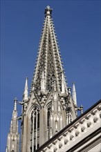 Left spire of the Regensburg Cathedral