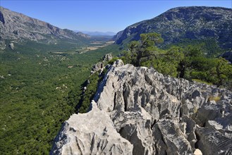 View from Monte Tiscali on the Lanaittu Valley