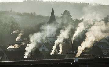 Smoking chimneys