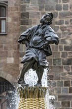 Fountain statue Hans Sachs