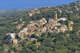 The mountain village of Aregno