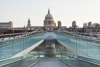 Millenium Bridge and St Paul's Cathedral