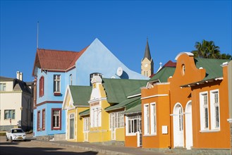 Colourful houses from German colonial times