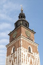 Ratusz Town Hall Tower on Rynek Glowny or Main Market Square