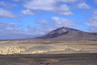 Barren landscape in the Monumento Natural de los Ajaches natural park