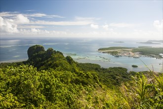 Overlooking the island of Pohnpei and Sokehs rock