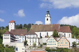 Former Dominican Monastery with Stiftskirche Heilig Kreuz or Holy Cross Collegiate Church and Schurkenturm tower