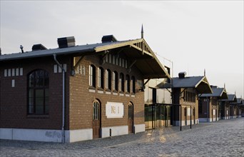 Ballinstadt Museum on Veddel Island in the Elbe river