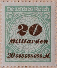 German inflation stamp